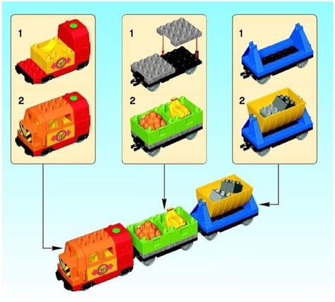 Lego Deluxe Train Set Instructions Duplo Trains