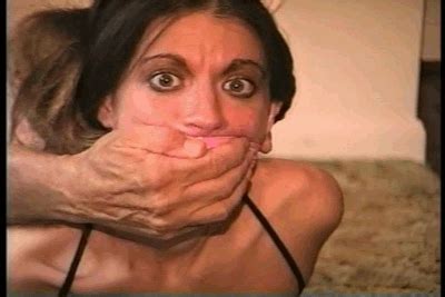 BOUND And GAGGED AMATEUR GIRLS YR OLD TAVERN OWNER GETS BALLTIED WITH TAPE HANDGAGGED MOUTH