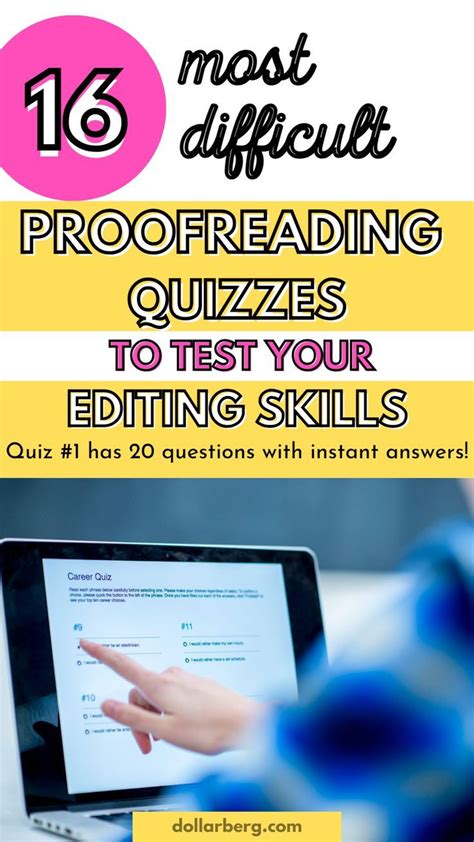 Best Online Proofreading Exercises With Answers Proofreading