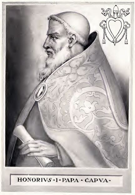 The Case Of Pope Honorius I Novus Ordo Watch