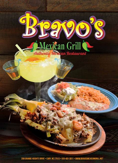 New Bravos Menu - Pineapple Fajitas - Nachos Supreme - ACC