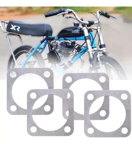 Kit 4 Junta De Alumínio Cabeçote Bicicleta Motorizada 80cc