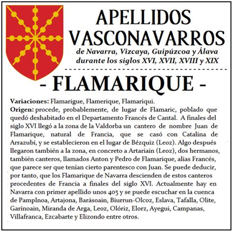 Flamarique Apellidos Vasconavarros