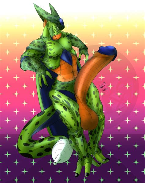 Rule 34 Balls Bara Big Balls Big Penis Cell Dragon Ball Dragon Ball Dragon Ball Z Gay