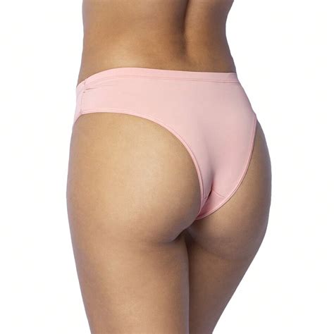Duloren Hering Basic Plain Microfiber Polyamide Thong Bikini Panties SHEIN UK
