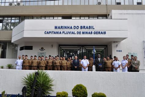 Capitania Fluvial De Minas Gerais Recebe Visita Curricular De Oficias