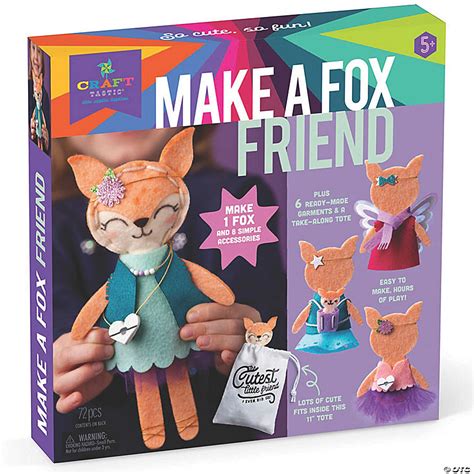 Make A Fox Friend Craft Kit Mindware