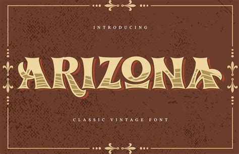 Arizona Classic Vintage Font Dfonts