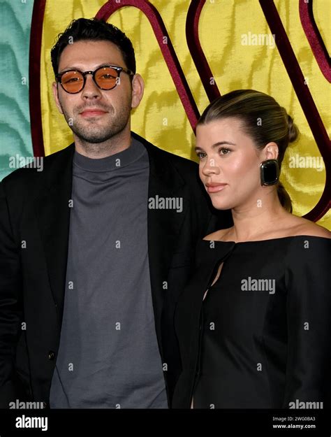 Hollywood Usa 01st Feb 2024 Elliot Grainge And Sofia Richie Grainge