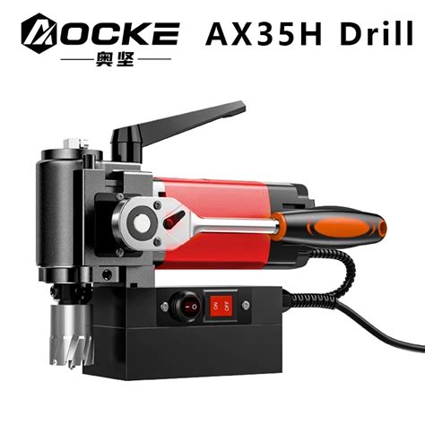 Aocke Ax35h Electric Magnetic Drill Floor Drill Powerful Magnetic Drill