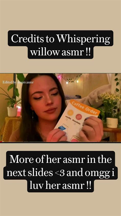 Credits to Whispering willow asmr !! | Asmr, Satisfying video, Singing ...