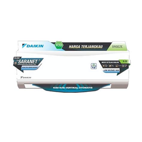 Harga DAIKIN AC Split 1 PK Breeze Standard FTP25AV14 Terbaru Bhinneka