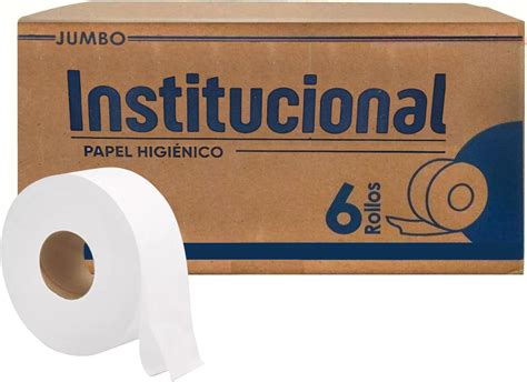 Papel Higi Nico En Bobina Blanco Jumbo Institucional Hojas Dobles