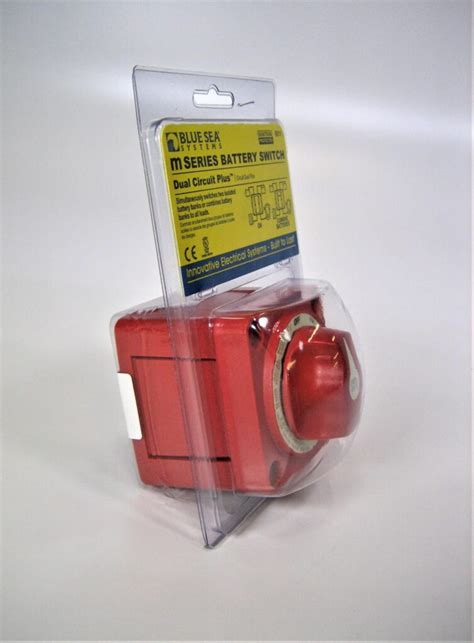 Blue Sea Systems 6011 New Red M Series Mini Dual Circuit Plus Battery