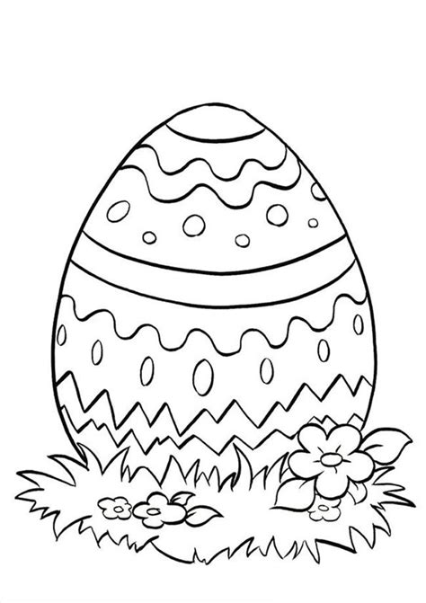 Free Printable Easter Egg Coloring Pages For Kids