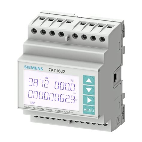 Siemens Sentron Pac Three Phase Modbus Rtu Ascii Multimeter Kt