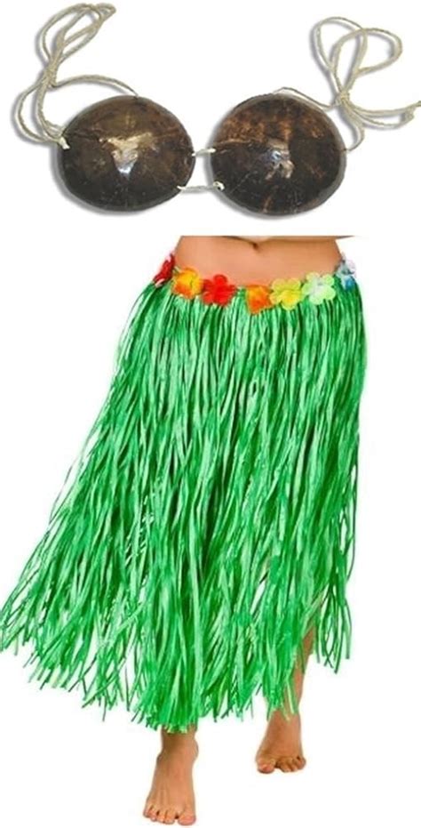 Coconut Bra And Grass Skirt Costume