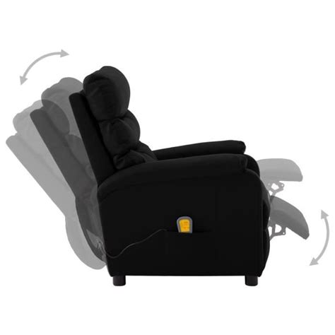 Hua Fauteuils Lectriques Fauteuil De Massage Inclinable Noir