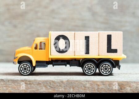 Toy Truck Hold Alphabet Letter Block In Word Csv Abbbreviation Of