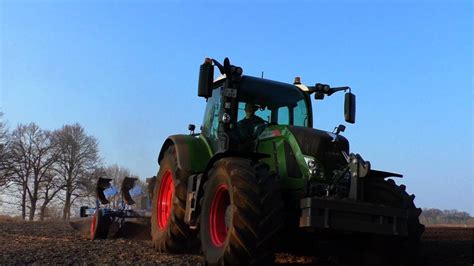 Pflügen Fendt 724 Vario Profi Plus mit Lemken 5 Schar Pflug YouTube