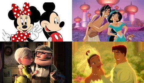 Cute Disney Cartoon Couples