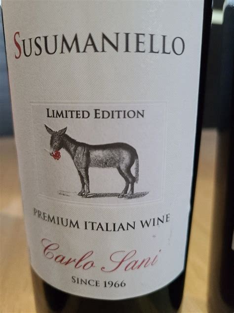 2018 Carlo Sani Susumaniello Limited Edition Italy Puglia Puglia IGT