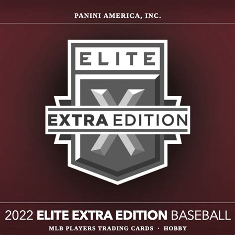 FINAL BOXES 2022 Panini Elite Extra Edition Baseball 1 2 Case SERIAL