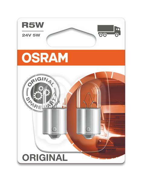 Osram R5W 24V 5W BA15s 2st Blister Osram BA15s 24V LKW Beleuchtung