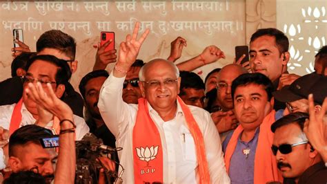 Bhupendra Patel To Take Oath As Gujarat Cm On Dec 12 Pm Modi Amit