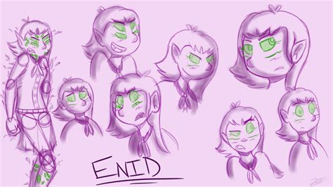 Commission Enid Sketch Page By Tytwix10 On Deviantart