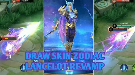 Draw Skin Zodiac Lancelot Pisces Revamp Habis Berapa Diamond Youtube