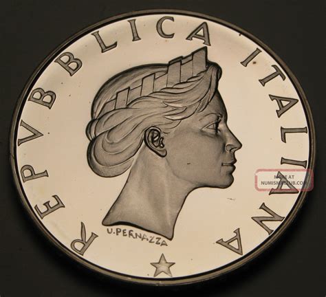 Italy 500 Lire 1986r Proof Silver Year Of Peace 1079