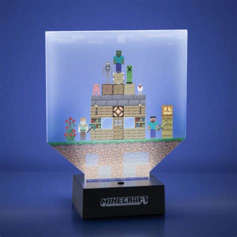 Minecraft Build A Level Lampe Shopforgeek Lampe Paladone