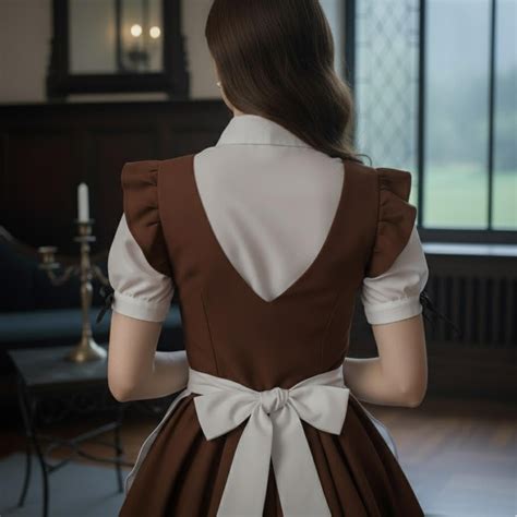 Vintage Victorian Maid Dress Elegant Cosplay Uniform For Women Etsy
