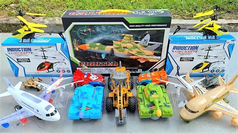 Menemukan Dan Unboxing Mainan Pesawat Terbang Rc Helicopter Rc Plane