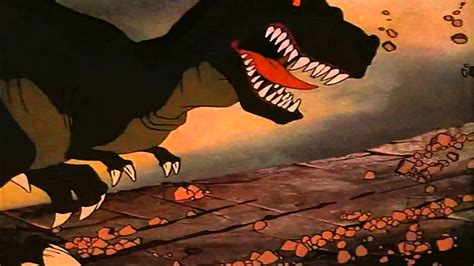 Land Before Time Sharptooth Attack And Earthquake227 Youtube