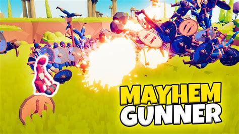 Mayhem Gunner Vs Every Faction Tabs Modded Gameplay Youtube