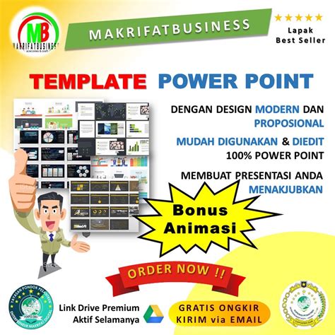 Jual Template Powerpoint Ppt Presentasi Estetik Kekinian Terbaru 2022 Mudah Digunakan And Editable