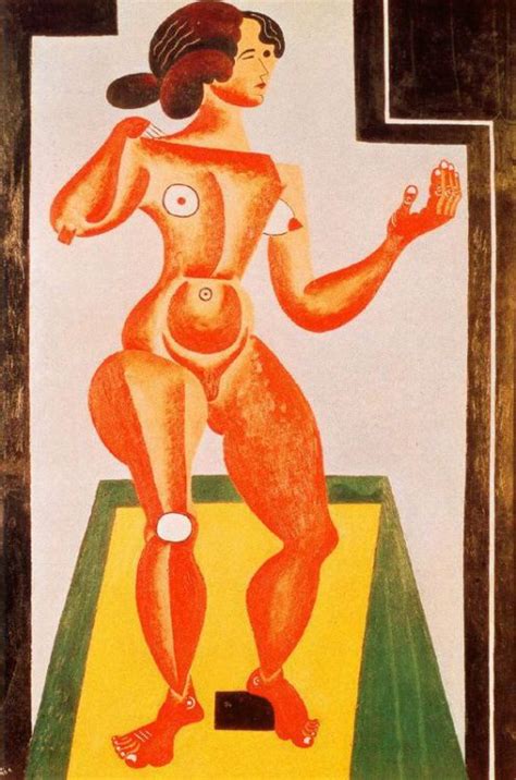 Standing Nude Joan Miro Medium Oil Canvas Tumbex