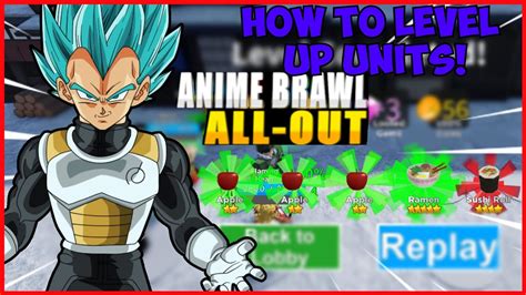 ABAO HOW TO LEVEL ALL 6 5 STARS TO MAX LEVEL EASY IN ANIME BRAWL