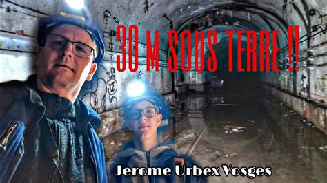 30 M SOUS TERRE découverte d un ouvrage d artillerie de la ligne