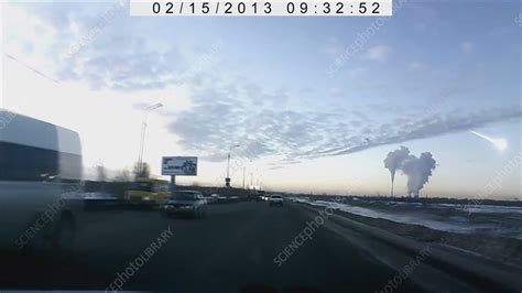 Chelyabinsk meteor explosion, 2013 - Stock Video Clip - K008/9356 ...