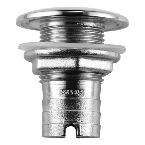 Attwood Thru Hull Connector 1 12 In Stainless Steel 66551 3 The