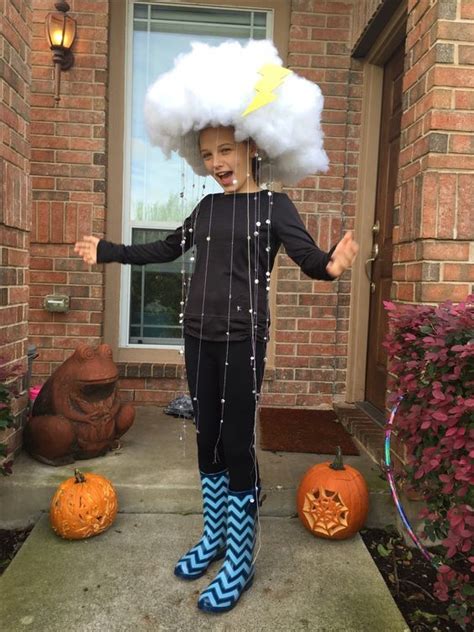 Diy Rain Cloud Thunderstorm El Niño Costume Diy Halloween Costumes