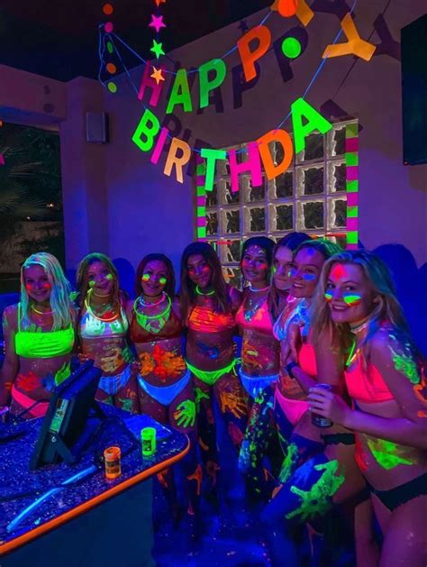 Pin By Jorien Van Dalen On Besties ⭐️ Neon Birthday Party Glow