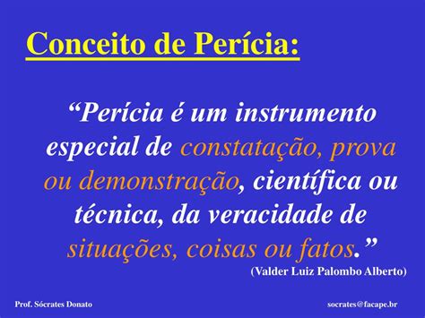 PPT Conceito de Perícia PowerPoint Presentation free download ID