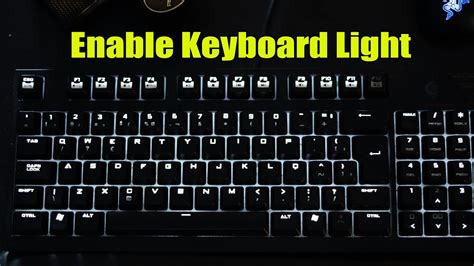 How To Turn On Keyboard Backlight On Dell Enable Keyboard Light Youtube