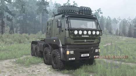 KamAZ 65228 8x8 Para MudRunner