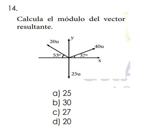 Calcula El M Dulo Del Vector Resultante Ayudaa Brainly Lat