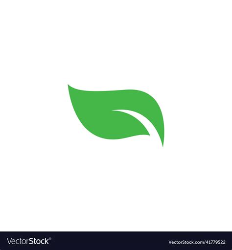 Leaf logo Royalty Free Vector Image - VectorStock